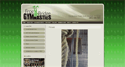 Desktop Screenshot of frogbridgegymnastics.com